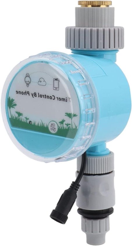 Intelligenter Bewässerungscomputer – Automatische Bewässerung – Gartenbewässerung – Wlan- Und Bluetooth-steuerung – 13 X 12 X 10 Cm – Grau