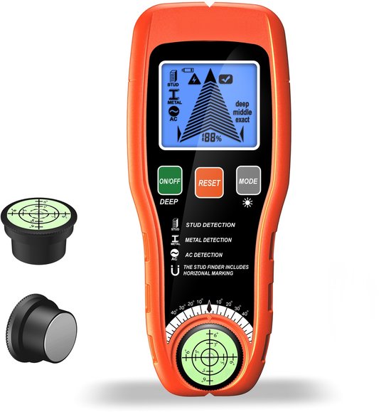 7-in-1-wanddetektor, Nageldetektor, Kabelscanner, Holzdetektor, Präzise Erkennung, Lcd-bildschirm