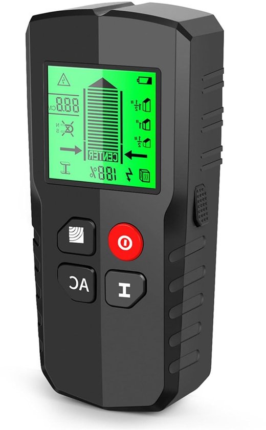 Multifunktionaler 5-in-1-wandscanner Zur Erkennung Von Rohren, Kabeln Und Holz In Wänden Für Hausinstandhaltung Und Renovierung