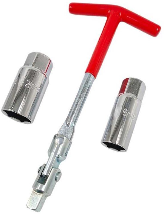 Zündkerzenschlüssel-set Mit T-griff Universalwerkzeug Zum Aus Und Einbau Von Zündkerzen Geeignet Für Motorräder Rasenmäher Kleine Kraftfahrzeuge