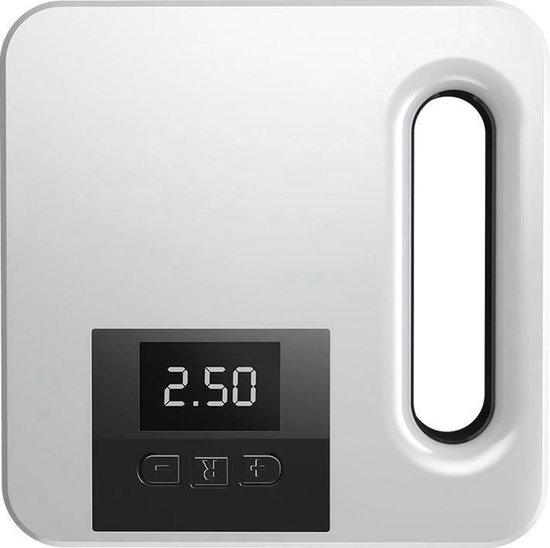 12-v-elektrokompressor Und Reifenpumpe – Tragbarer Luftkompressor – Led-anzeige – Weiß