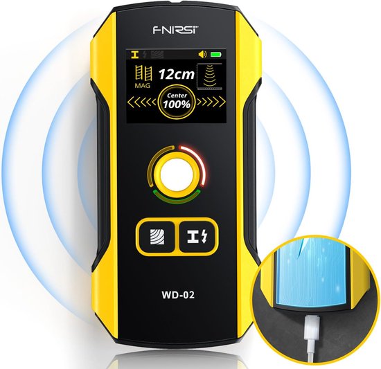 Verbesserter Wd-02 Wandscanner, Tft-bildschirm, Hpc-chip, Mit Positionierungsloch Für Holz, Kabel Und Rohre