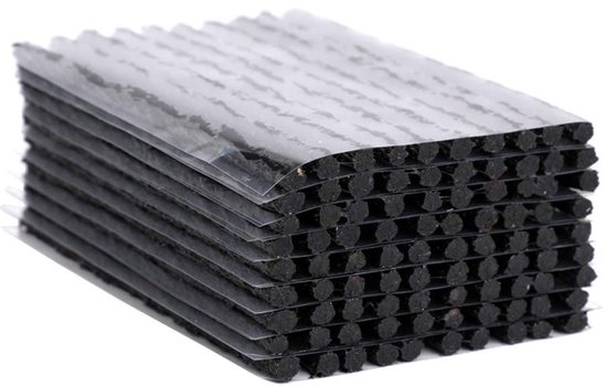Solidchoice - Dailygoody - Reifenreparaturset - Schlauchlose Reparatur - 100-teilig - Schwarz - Gummistopfen - Geeignet Für Auto- Und Fahrradreifen