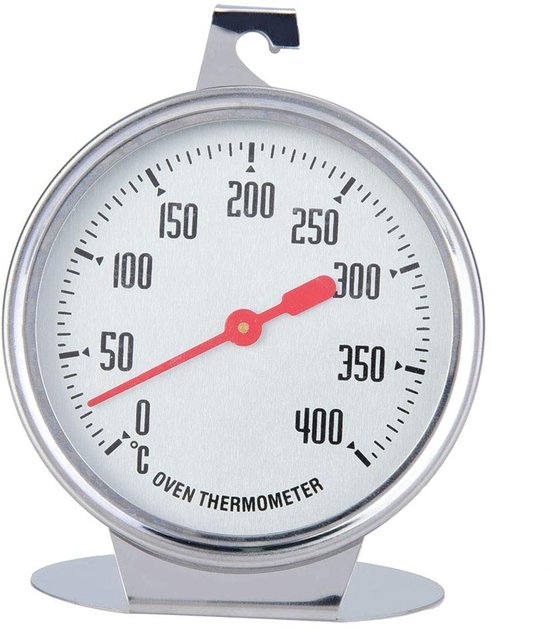 Ofenthermometer – 0–400 °c Kochthermometer – Lebensmittelthermometer Aus Edelstahl Für Pizza Und Grillgerichte