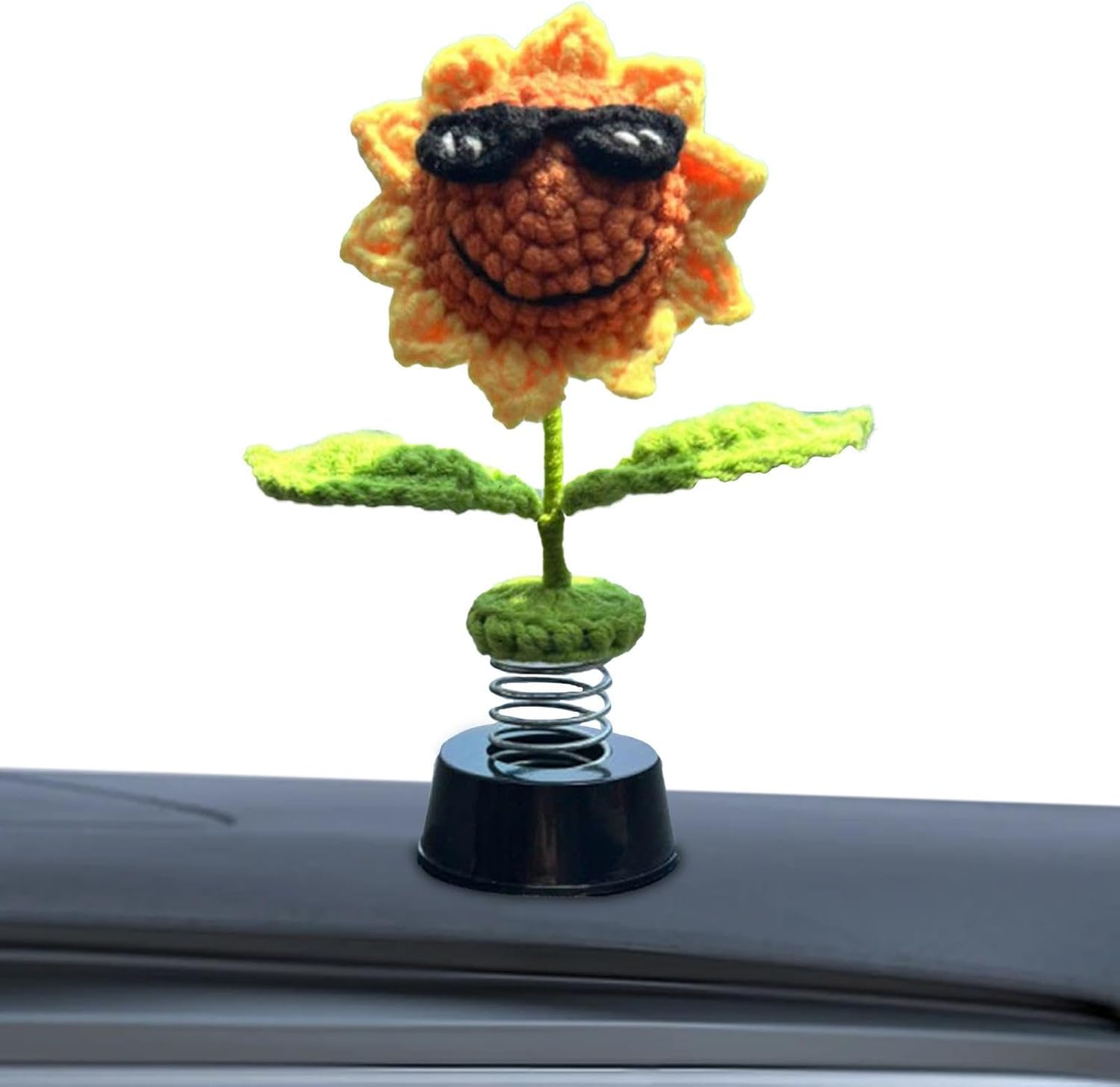 Autozubehör, Armaturenbrettdekorationen, Accessoires Gehäkelte Wackelkopffiguren Für Das Armaturenbrett, Von