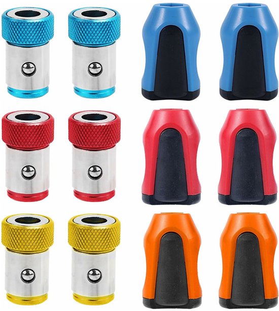 12 Magnetringe, Geeignet Für Schraubendreherbits, Abnehmbare Magnetische Metallringe
