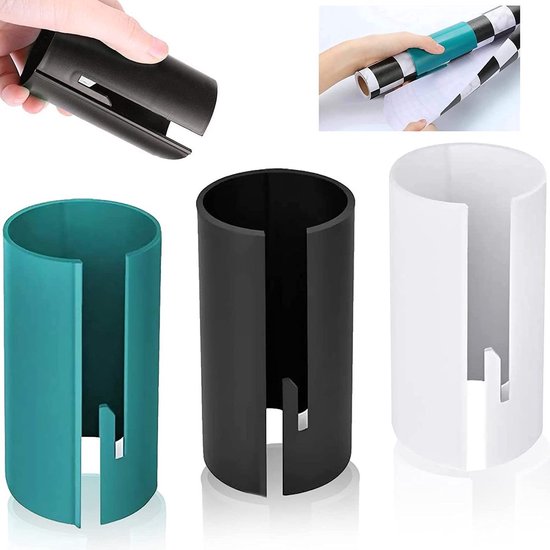 Geschenkpapierschneider 3 Teilig Geschenkpapierschneider Mit Rollenhalter Schneidehilfe Für Geschenkpapierrollen Einfach, Schnell Und Sicher Papi