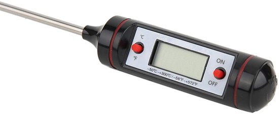Digitales Thermometer Mit Sonde – Elektronisches Temperaturmessgerät Für Küche, Grill, Speisen Und Fleisch