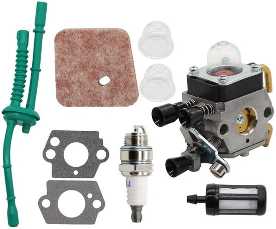 Vergaser-reparatursätze Luftfilter Und Kraftstoffleitungen Passend Für Stihl Rasenmäher Fs85 Fs38 Fs45 Und Fs55 Sowie Zündkerzensätze Passend Für