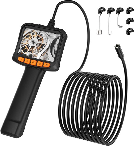 Industrielle Inspektionskamera Mit Hd-bildschirm – Halbflexibles Kabel – 5 Meter Kabel