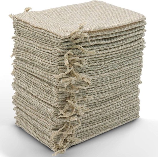 30 Jutebeutel, Je 15 X 20 Cm, Jutebeutel Mit Kordelzug, Leinenbeutel