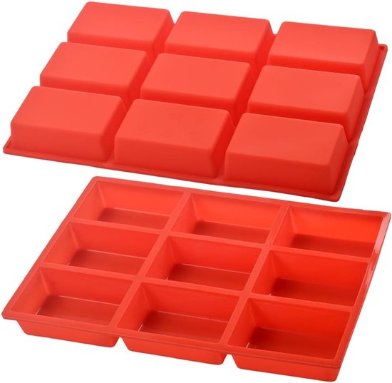 Silikon-mini-brotform Für 9 Mini-brote - 2 Stück