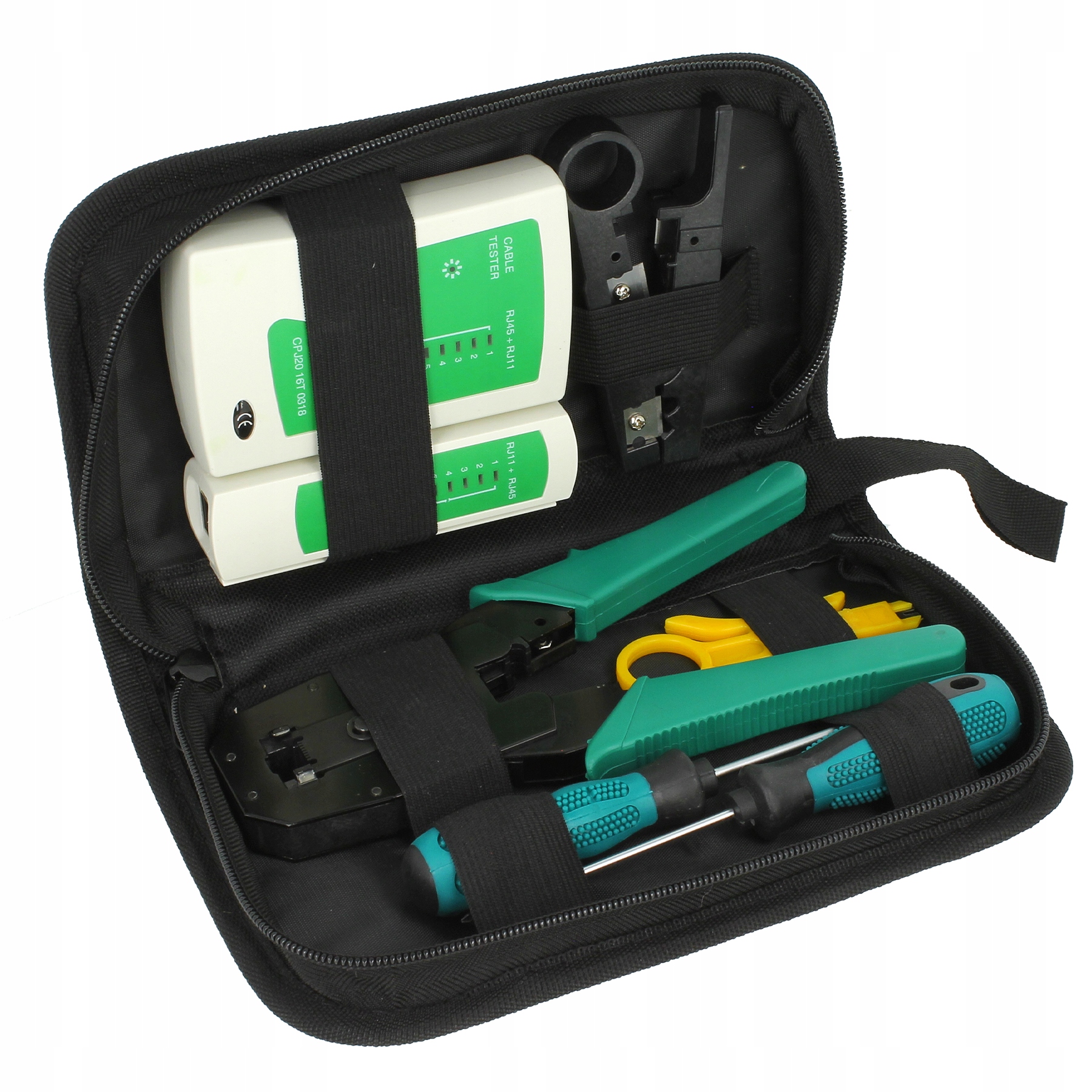 [pacza] Netzwerk-toolkit Tester Crimpzange Koffer N56