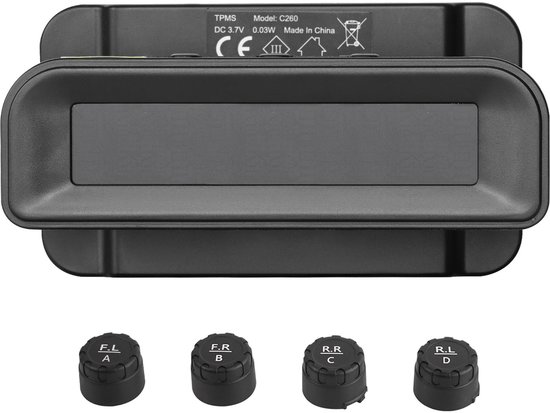 Reifendruckkontrollsystem Für Wohnmobile – 4 Sensoren – Solarbetrieben & Usb
