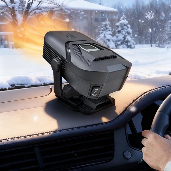 12v 200w Automatischer Abtauer – 360° Drehbar, Zwei Betriebsmodi (kalt Und Warm), Elektrische Abtau- Und Entfeuchtungsfunktion