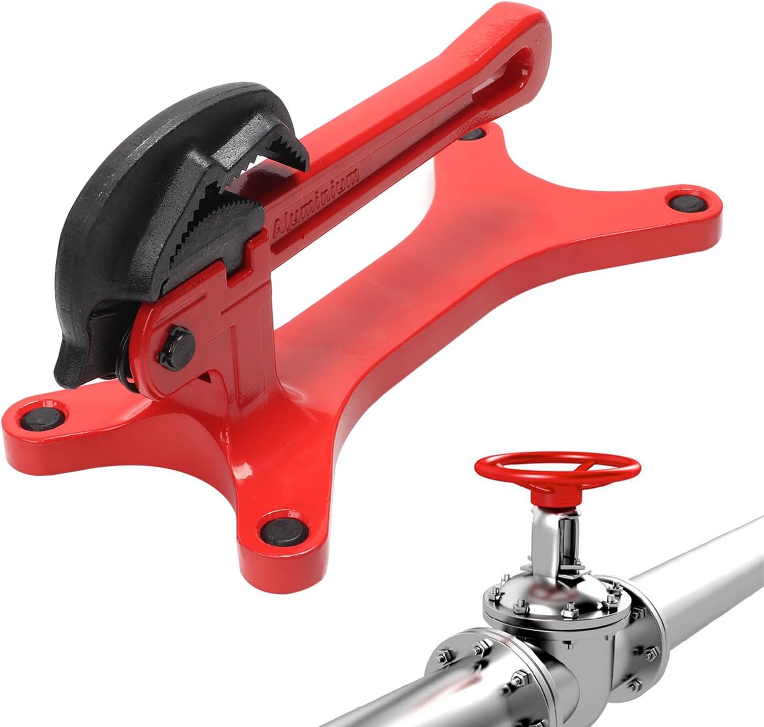 Tragbare Schlauchschelle Für Schläuche Von 0,3 Bis 3,8 Cm Durchmesser, Selbstsichernde, Federbelastete Backen, Leichte Aluminium-schlauchschelle Für Wartungsarbeiten An Ventilen, Schläuchen, Rohren, K