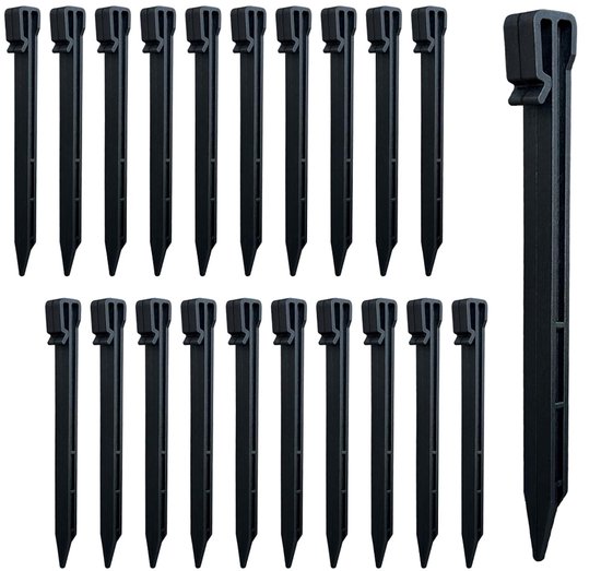 21x Bodenanker Zeltnägel 25 Cm Zeltnägel Zeltnägel Zeltnägel Bodenhaken Zeltnägel Bodenanker Für Bodengewebe Nagelnägel Kunststoff Zur Befestigun