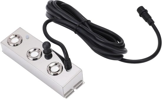Teichnebelgerät – Luftbefeuchter – Erzeugt Dekorativen Nebel – Edelstahl – 3 Meter Kabel – Schwarz