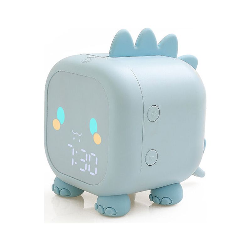 Kinderwecker Im Dinosaurier-design - Extrem Leistungsstarker Wecker - Multifunktionaler Wecker - Elektronischer Wecker - Mit Nachtlicht.