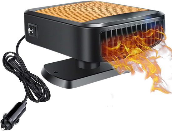 Tragbare Autoheizung (12 V, 200 W) – 2-in-1-heiz- Und Kühlfunktion, 360° Drehbarer Entfroster