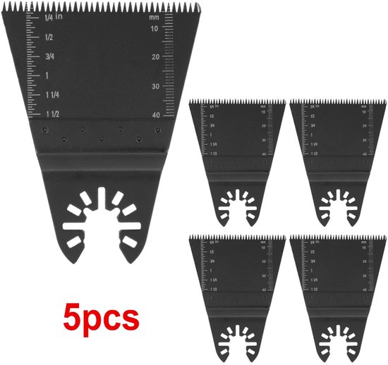 Dailygoods – Sägeblatt 5-teilig – Oszillierendes Multitool – Kohlenstoffstahl