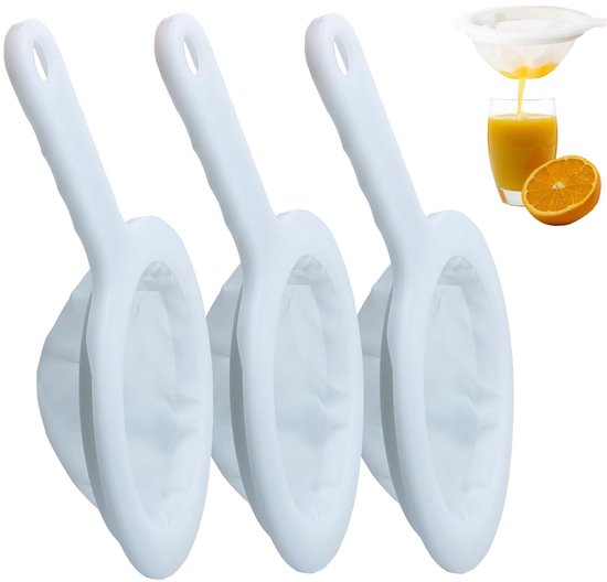3er-set Feine Nylonsiebe – Küchenzubehör – Lebensmittelecht – Nylon