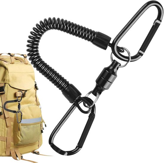 Karabiner Für Bergsteigen, Hohe Festigkeit Und Tragfähigkeit, Schnalle Für Ausrüstung Und Zubehör, Magnetfeder