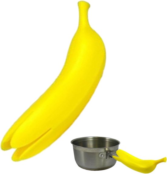 Silikongriff Für Gusseisenpfannen Hitzebeständiger Topfgriff Bananenförmiger Silikon-pfannengriffüberzug Pfannengriffüberzug Griffüberzüge Für