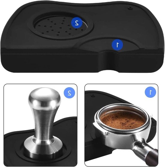 Silikon-kaffee-tampermatte – Rutschfeste Espressomatte Für Baristas, 12 X 17,5 X 3 Cm, Ideal Für Die Kaffeezubereitung Und Kaffeezubehör