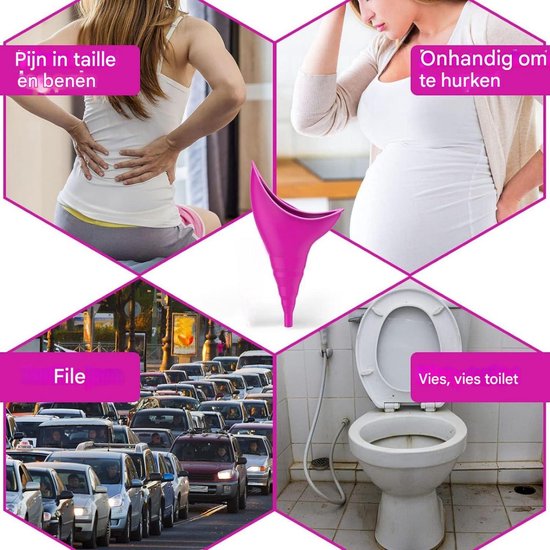 Silikon-urinal 21 5 X 12 5 Cm Steh-urinal Für Frauen Reise Und Campingzubehör Für Frauen Urinal Für Frauen Silikon-trichtertoilette Für Für Für 21,5