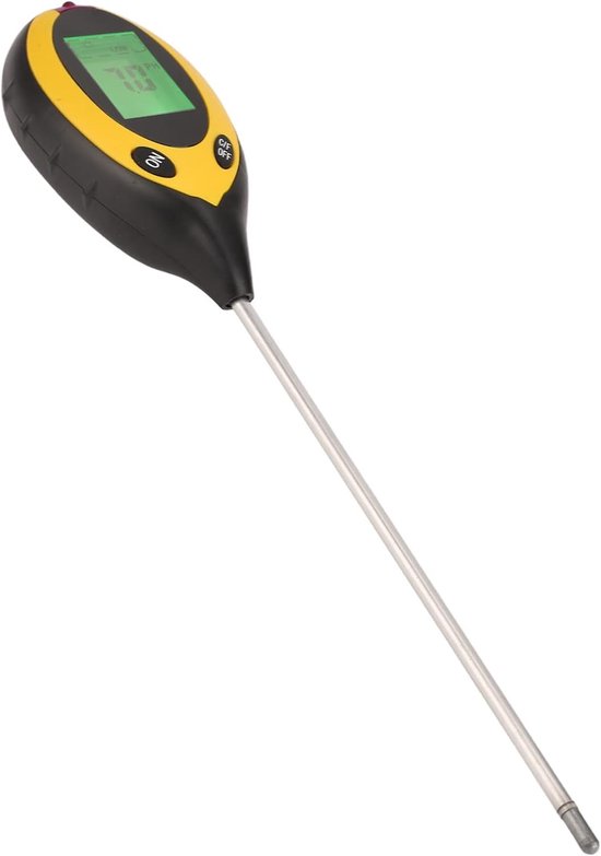 4-in-1 Bodenmessgerät (ph-wert/temperatur/feuchtigkeit/licht), Geeignet Für Anbau Und Gartenbau