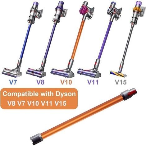 Verlängerungsrohr Für Dyson Staubsauger, Verlängerungsrohr Für Dyson V8, Schnellverschluss-ersatzrohr Für Dyson V15, Teleskop-verlängerungsrohr-zubehör Für Dyson V7, V8, V10, V11 Und V15 – Orange