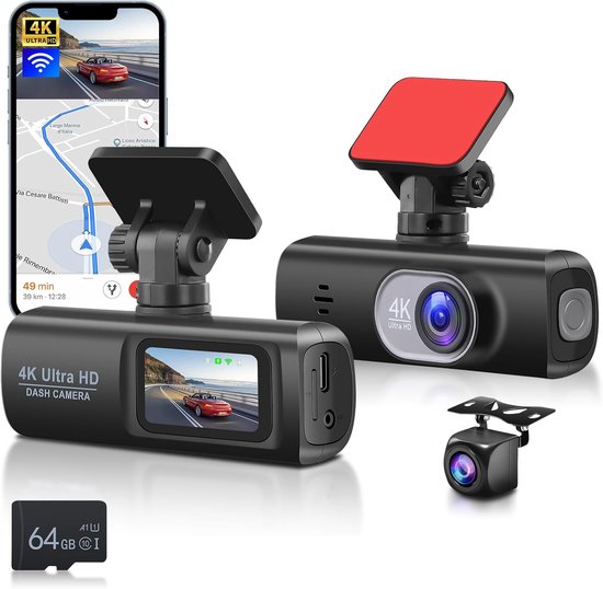 Front Und Heckkamera Duale Front Und Innenraumkamera 64-gb-speicherkarte 3 16-zoll-ips-display Mit Full-hd-auflösung 1080p G-sensor Mit 3,16