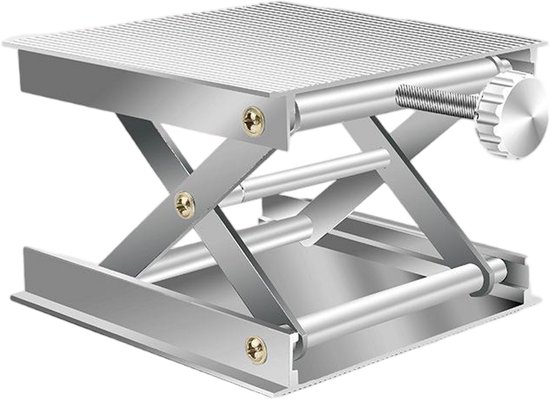 Hebebühne Aus Aluminiumlegierung – Höhenverstellbarer Bereich 25–90 Mm – Labor-hebebühne – Geeignet Für Versuchsaufbau Und Konstruktion – 9 × 9 Cm