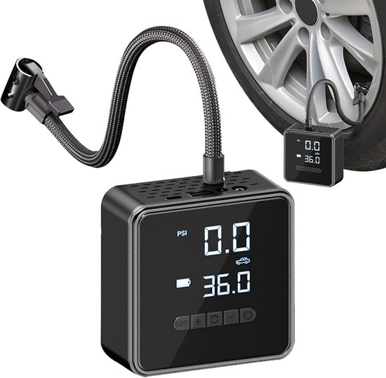Tragbarer Luftkompressor Für Autoreifen 150 Psi Luftpumpe Pumpt Doppelt So Schnell Auf Intelligente Pumpe Für Autos Motorräder Fahrräder Und