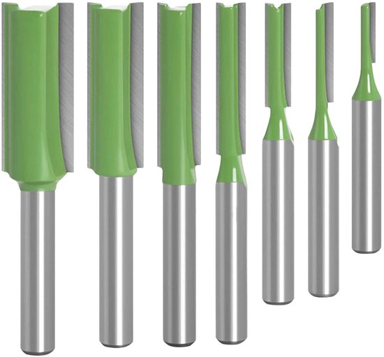 Fräser-set – Holzbearbeitungsfräser – Heimwerkerprojekte – Gehärtetes Metall – 6-mm-schaft