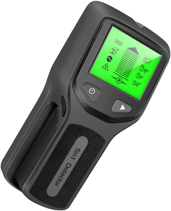 Lcd-wandscanner – Metallwanddetektor – Objektortungsgerät – Kompaktes, Rutschfestes Design – 15,2 X 6,2 Cm – Schwarz