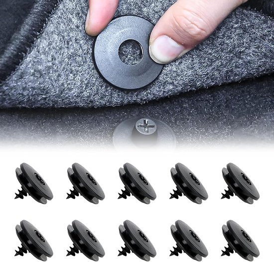 10 Universelle Kfz-fußmatten-befestigungsclips – Zur Befestigung Am Autoteppich – Kfz-fußmattenclip – Fußmatten-befestigungsclip
