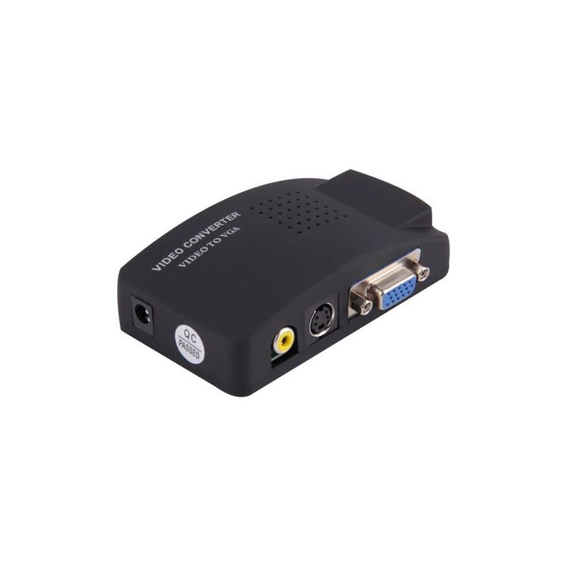 Av-, Rca-, S-video-zu-vga-videoadapter-konverter Für Monitore Und Projektoren