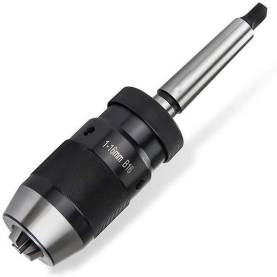 Bohrfutter – Schnellspannfutter – Drehbankarbeiten – Selbstspannend – Stahl – 1–16 Mm – Schwarz
