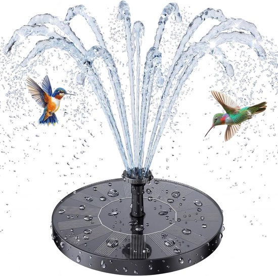 Schwimmender Solarbrunnen Für Teich Und Vogeltränke
