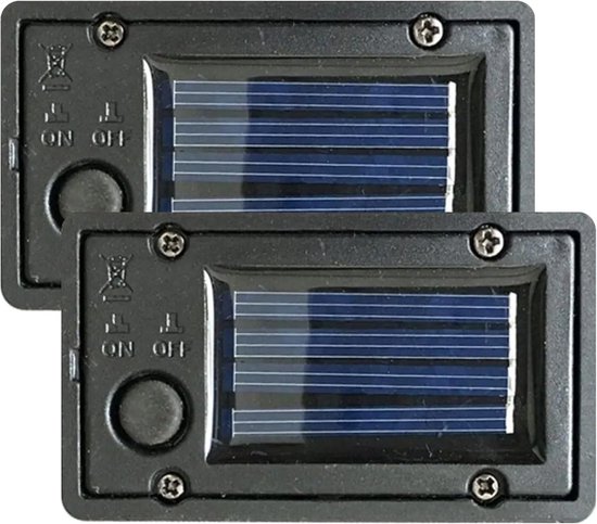 Ersatzteile Für Solarleuchten – Batteriewechsel – Reparatur Von Gartenbeleuchtung – Automatischer Sensor – 2 Stück – Schwarz