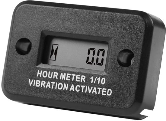 Digitaler, Drahtloser Stundenzähler Mit Vibrationsaktivierung, Kontinuierlicher Zeiterfassung Und Wasserdichtem Design.