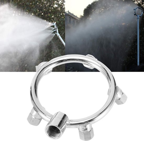 Stück – Hochdruck-kreissprühdüse – Fünfloch-ringsprüher Zum Versprühen Von Pflanzenschutzmitteln – Edelstahl – Geeignet Zur Gartenbewässerung – Silber