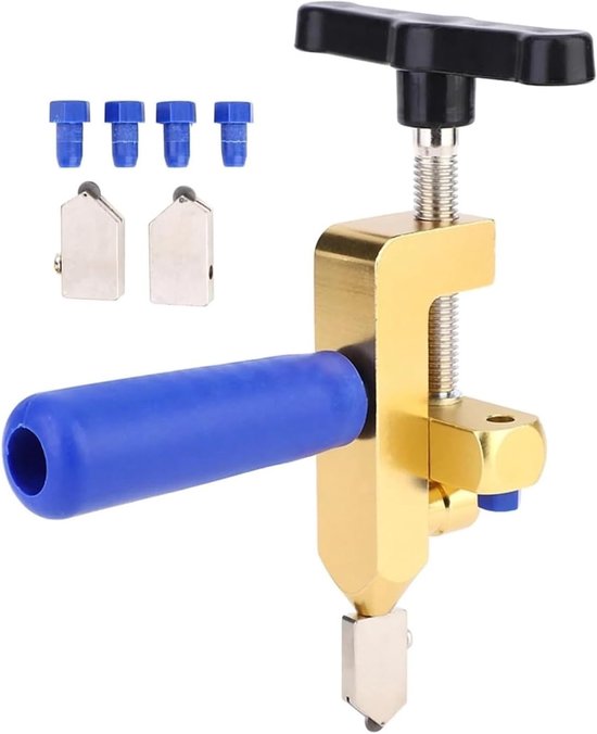 Allecto Plus - Multifunktionaler Glas- Und Fliesenschneider Für Keramikfliesen - Tragbares Schneidewerkzeug Für Handwerker - Praktisch Und Handlich.