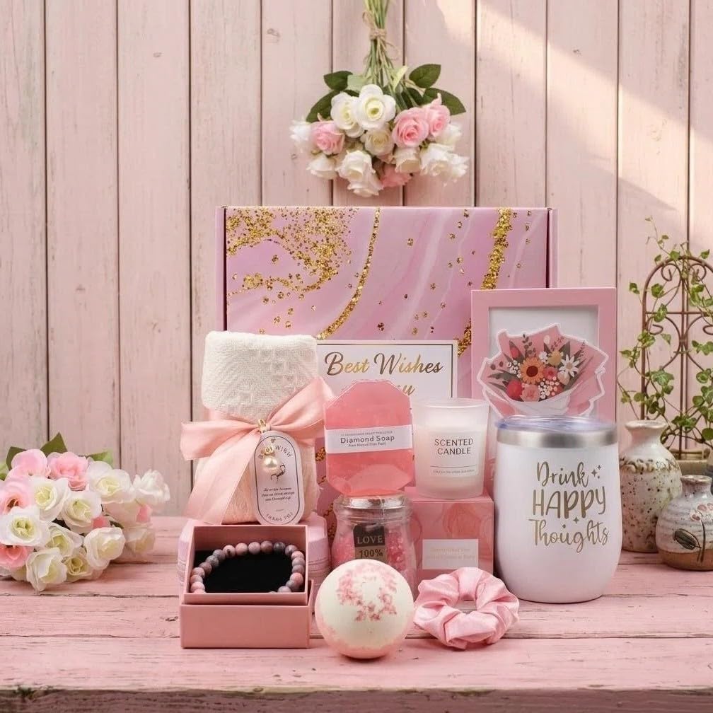 Geschenkset Für Frauen, 9-teilig, Ideal Zum Geburtstag Entspannendes Geschenk Für Frauen, Zum Muttertag, Valentinstag, Weihnachten, Für Mama, Schwester, Beste Freundin, Kollegin
