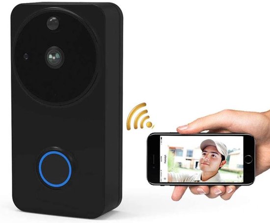 Kabellose Video-türklingel Mit Kamera Wlan Mit Pir-bewegungserkennung Echtzeit-videoübertragung Gegensprechfunktion Bewegungserkennung Nachtsicht 2