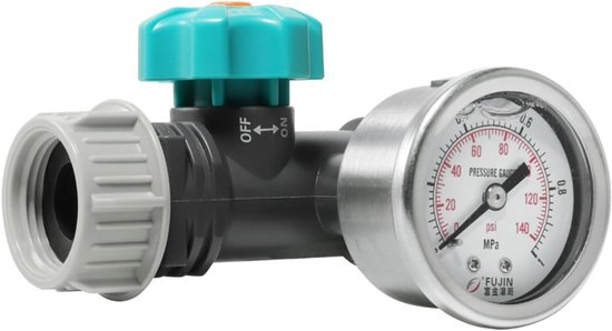 G3/4 Zoll Einstellbares Wasserdruckregelventil Mit Manometer Für Die Bewässerung Von Gewächshäusern Und Gärten – Wasserdruckregler Und -steuerung