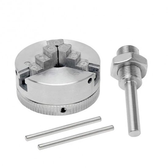 Mini-drechselbankfutter – M12×1, Zinklegierung, 3 Backen