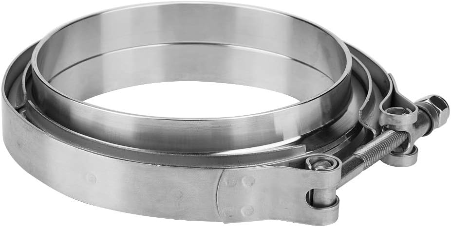 V-klemmen-set Aus Edelstahl 304, Präzisionsgefertigt, Verschleißfest Und Rostfrei Für Turbo-abgasanlagen Von Pkw.